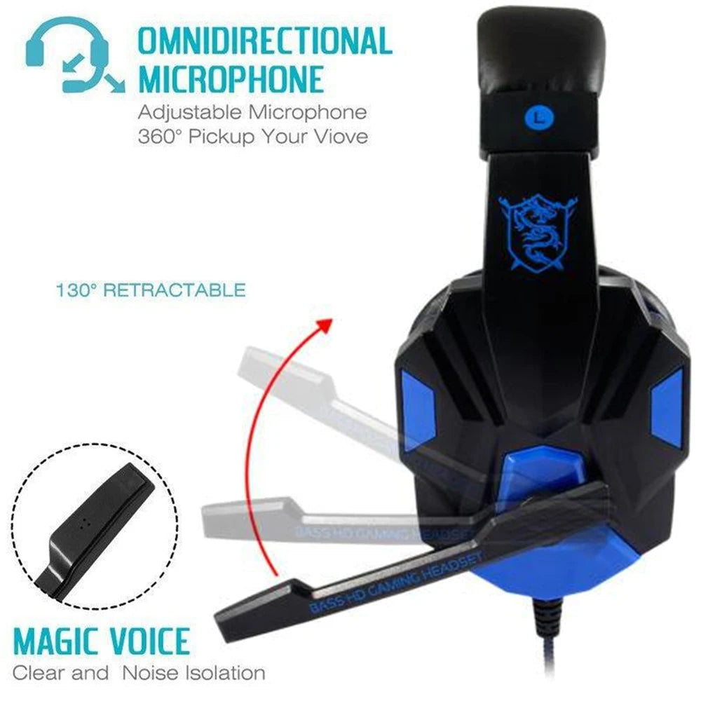 3.5mm Wired Gaming Headphones