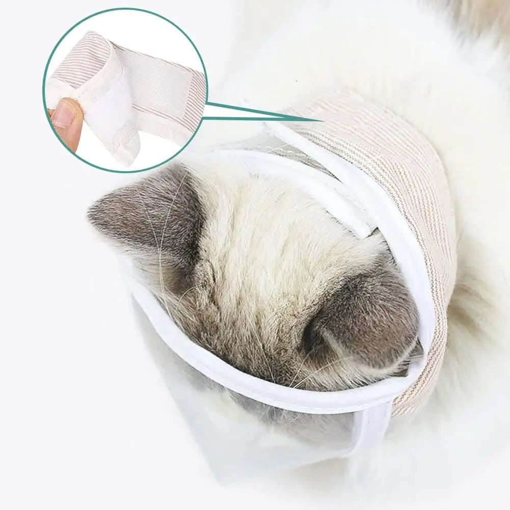 Cat Anti Bite Muzzles Helmet