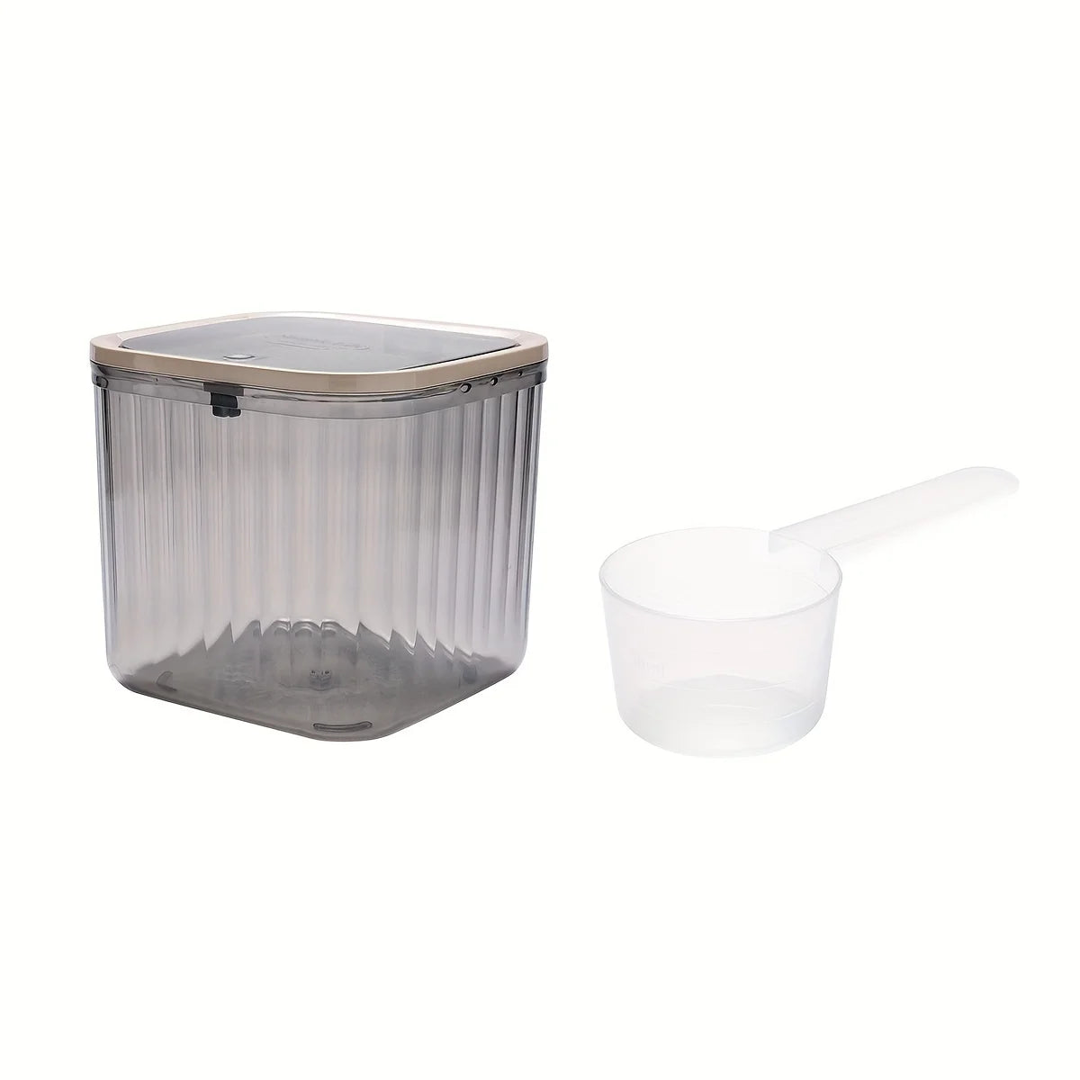 Set of High Capacity Plastic Jars