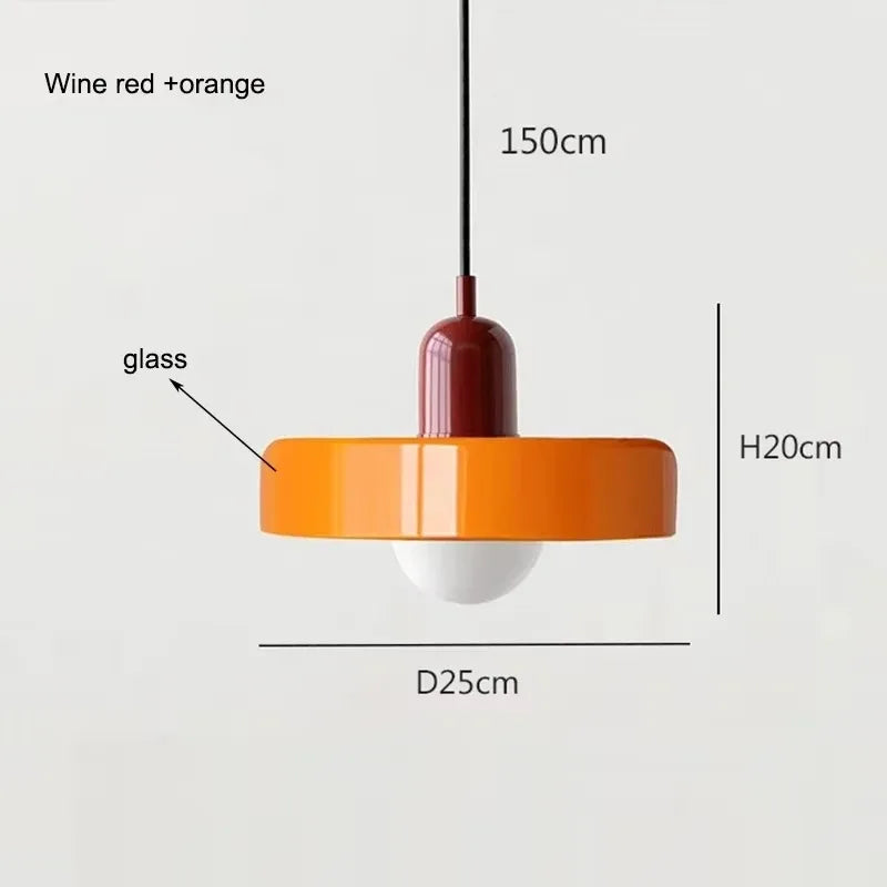 Retro Glass Pendant Lamps