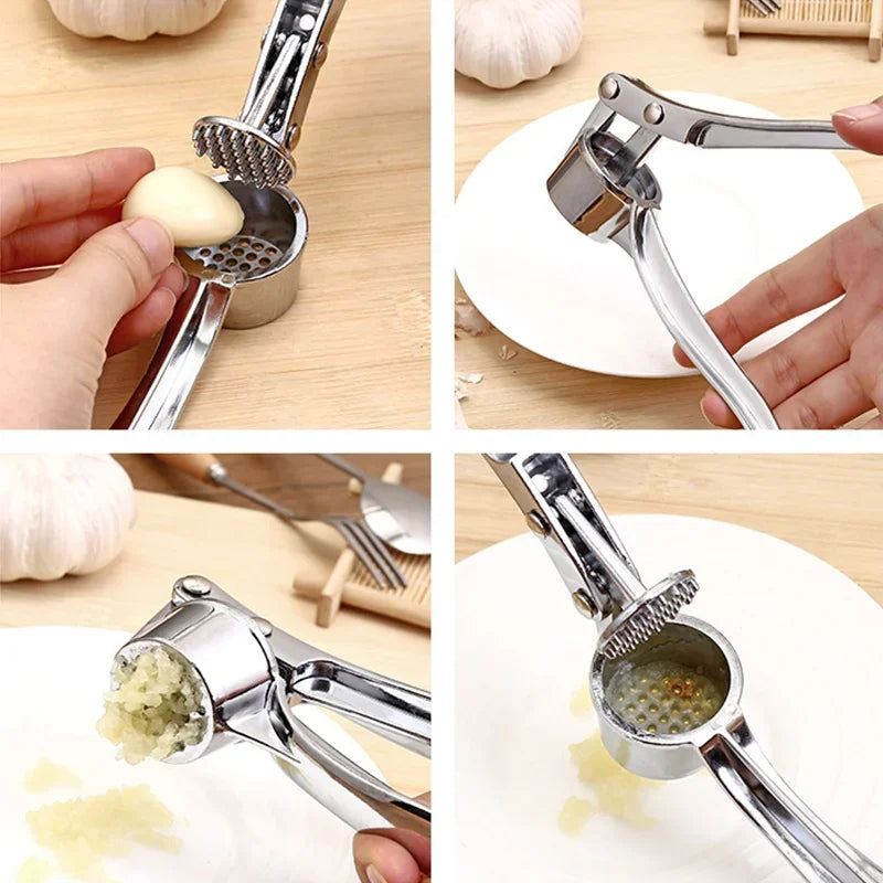 Stainless Steel Garlic  Crusher