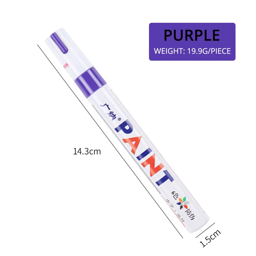 Cars Wheel Tire Oily Mark Pen