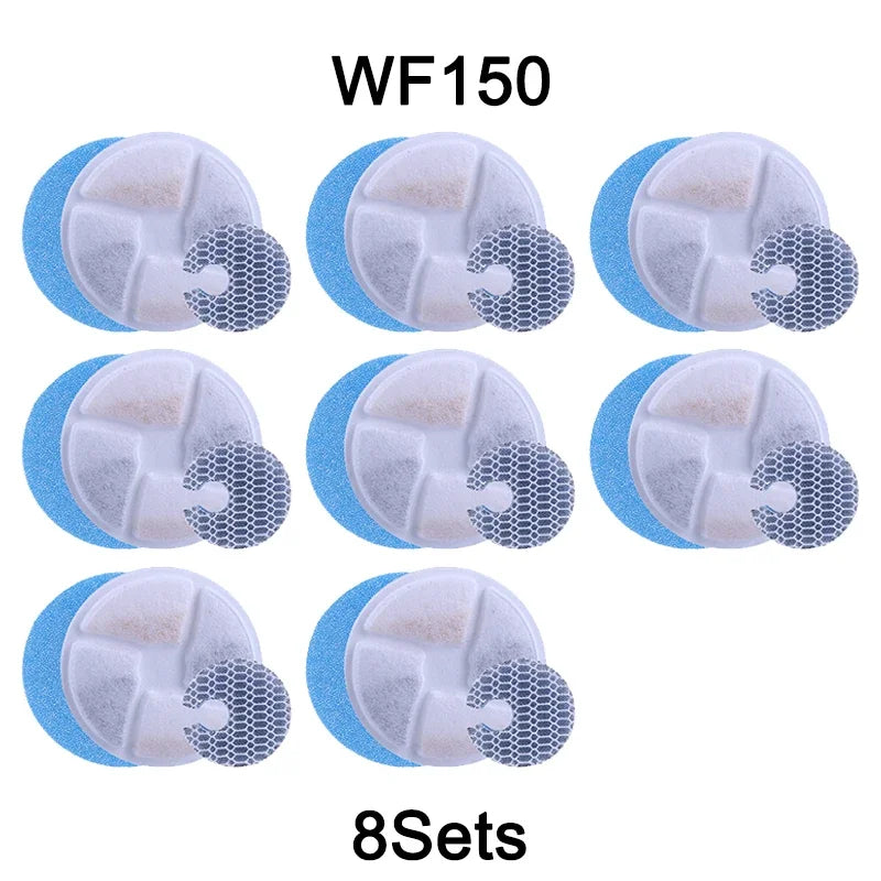 8 Sets  Cat Water Fountain Filters