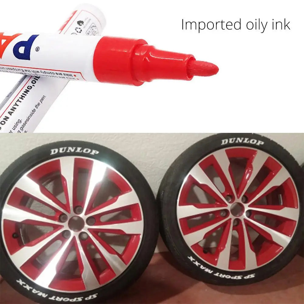 Cars Wheel Tire Oily Mark Pen