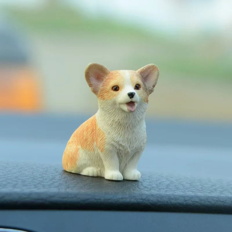 Mini Corgi  Decoration Resin Crafts