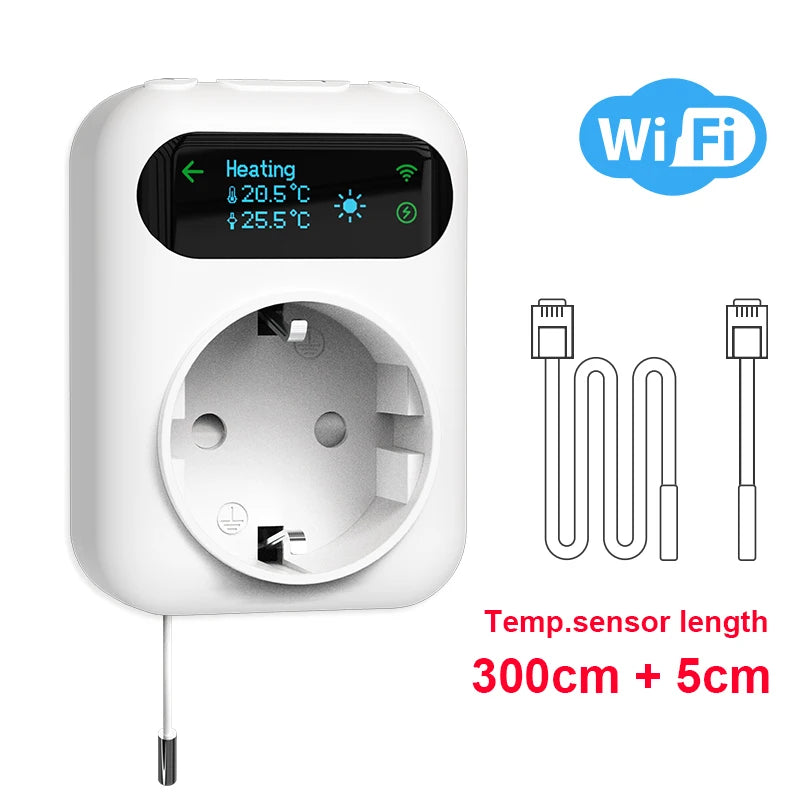 Digital Thermostat Outlet Plug