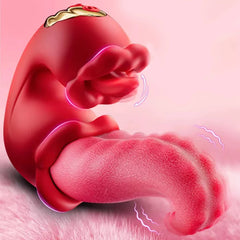 Tongue Licking Clitoral Vibrator for Women