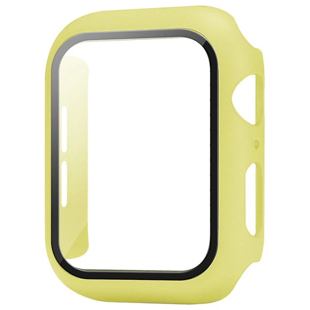 Tempered glass+Case for Apple Watch