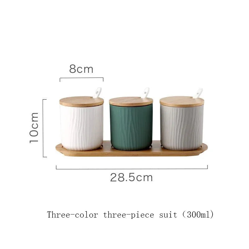 Nordic Ceramic Seasoning Jar