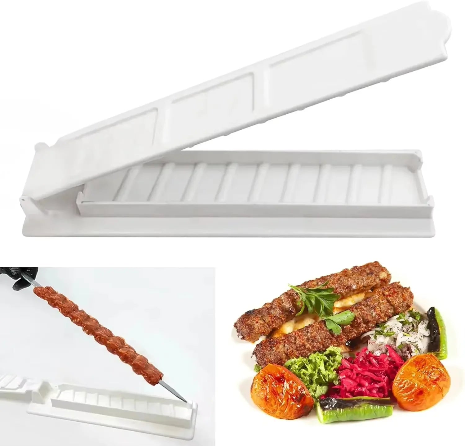 Reusable Plastic  BBQ Skewer Maker