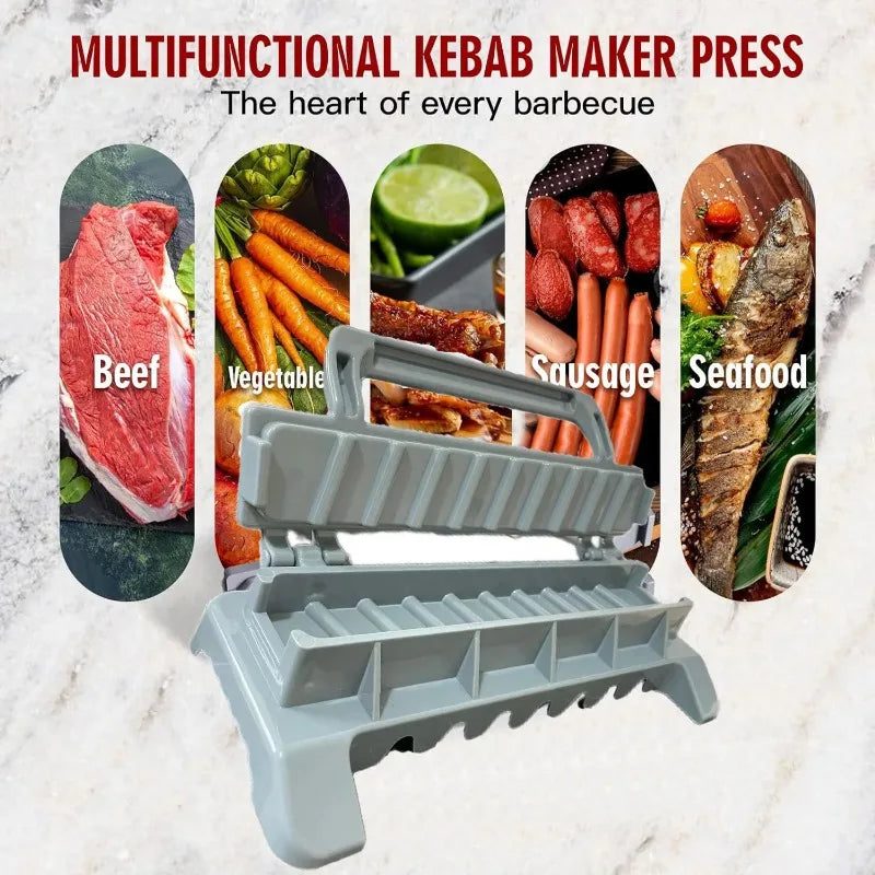 Reusable Plastic  BBQ Skewer Maker