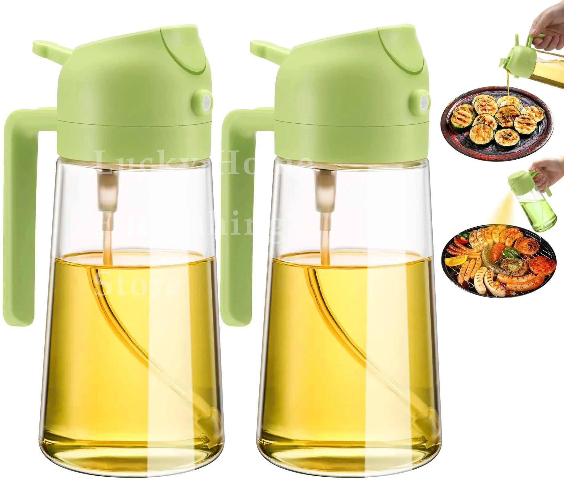 2in1 Olive Oil Dispenser Bottle
