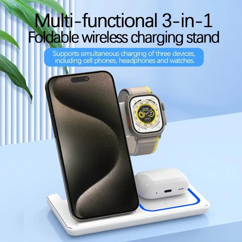 3 in 1 Wireless Charger Holder