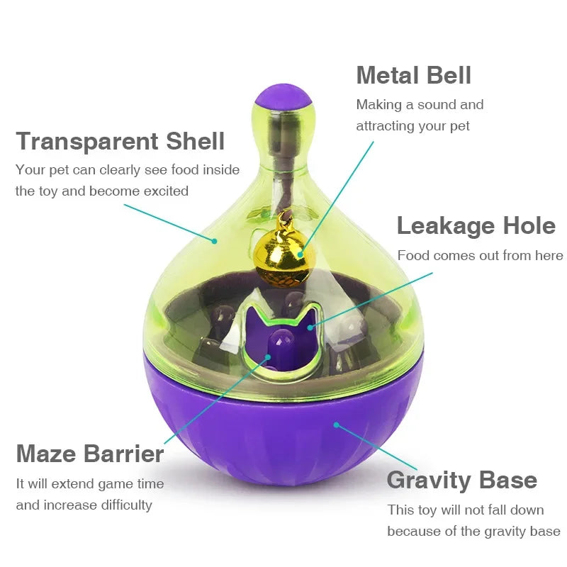 Pet Cat Fun Bowl Feeding Toys