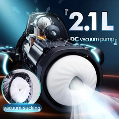 Powerful Vacuum Sucking Blowjob High-Speed Piston Telescopic Heating Male Masturbation Cup Sex Toys for Men