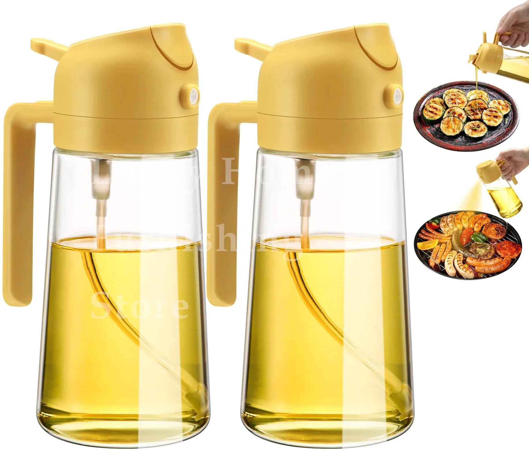 2in1 Olive Oil Dispenser Bottle