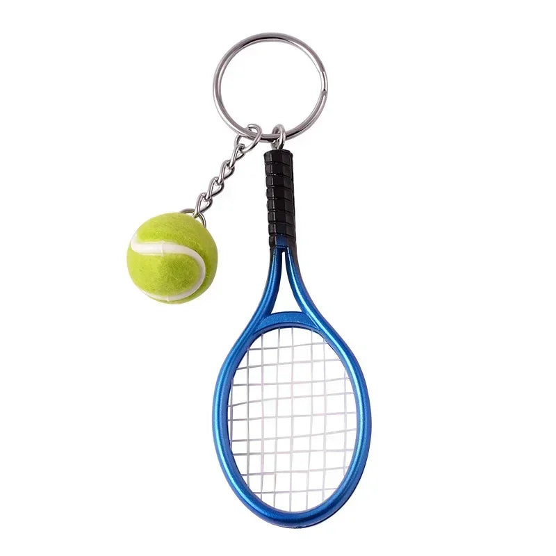 Mini Tennis Racket Keychain