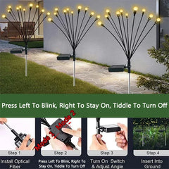 6/8 LED  Solar Garden Light