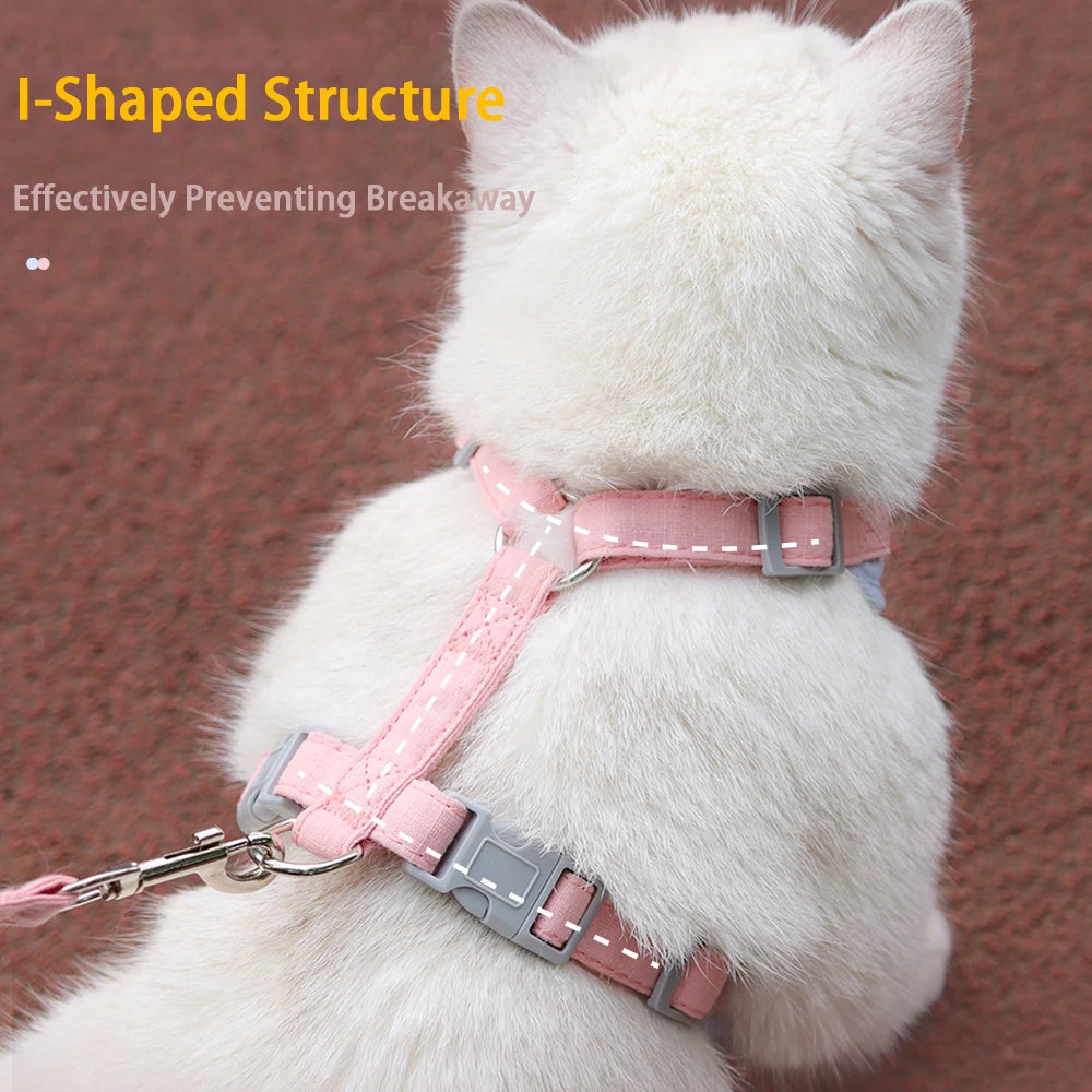 Cat Harness Leash Set