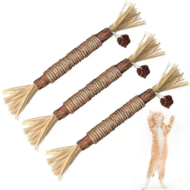 Wooden Polygonum Stick Bite  Toy