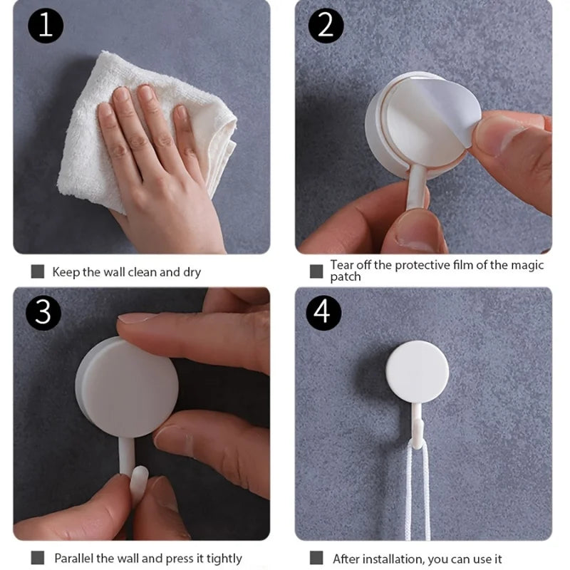 5/10PCS Self Adhesive Wall Hook