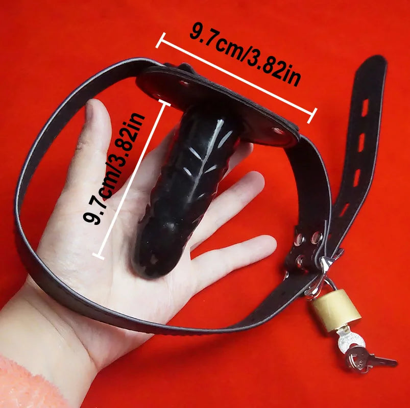 Lockable Dildo Gag