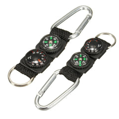 Mini Carabiner Keychain Compass