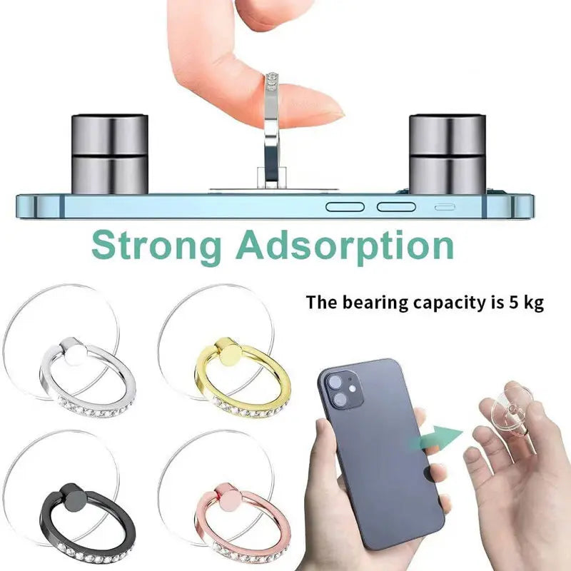Diamond Cell Phone Ring Holder