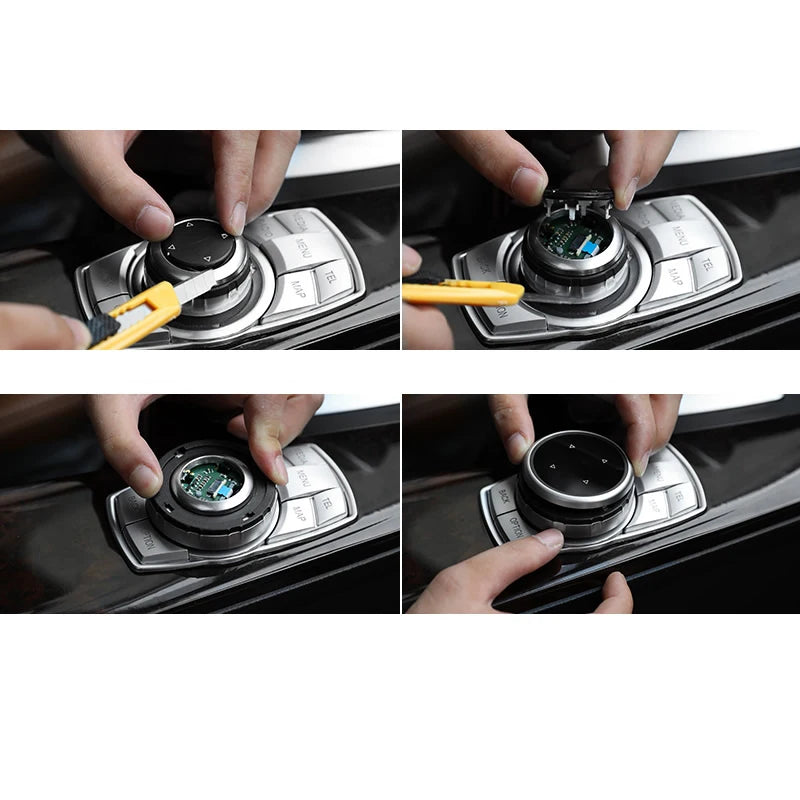 Car Multimedia Buttons Cover