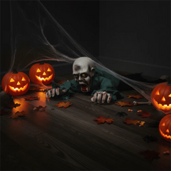 Electric Halloween Crawling Zombie