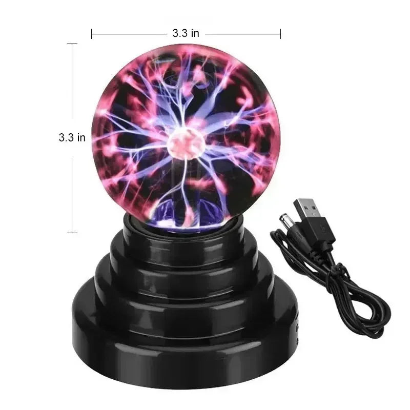 Plasma Ball Lamp LED Night