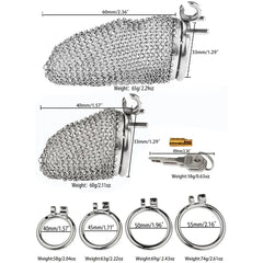 Hollow Mesh Male Chastity Device