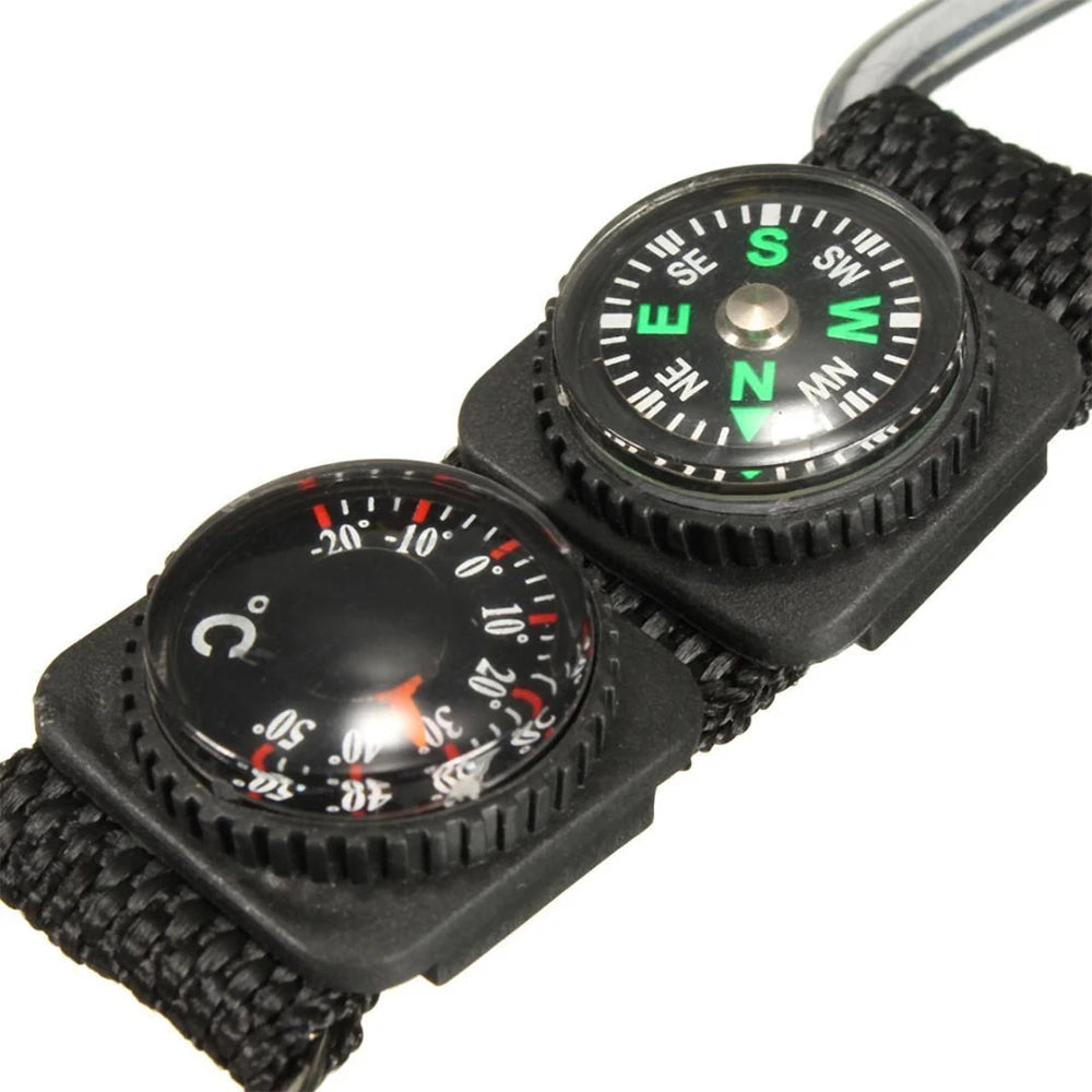 Mini Carabiner Keychain Compass