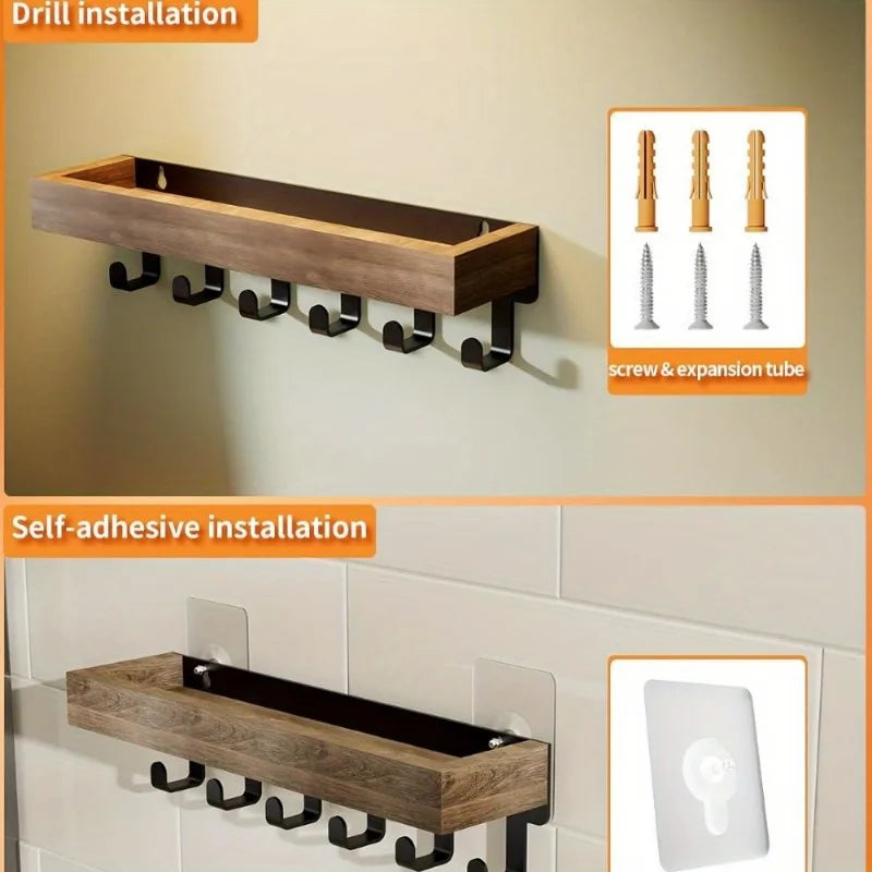 Fashionable Wooden Key Rack