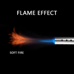 Adjustable Flame Gas Lighters Ignition Head with Reverse Use Kitchen Jet Blow Torch Lighter for BBQ Butane Lighter