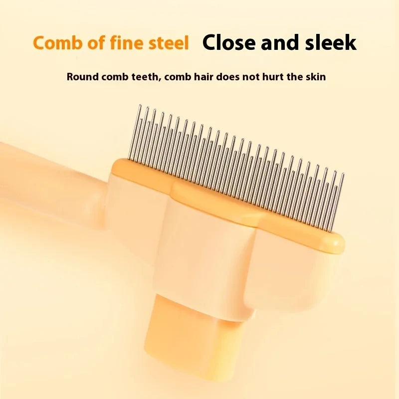 Self-Cleaning Pet Grooming Brush