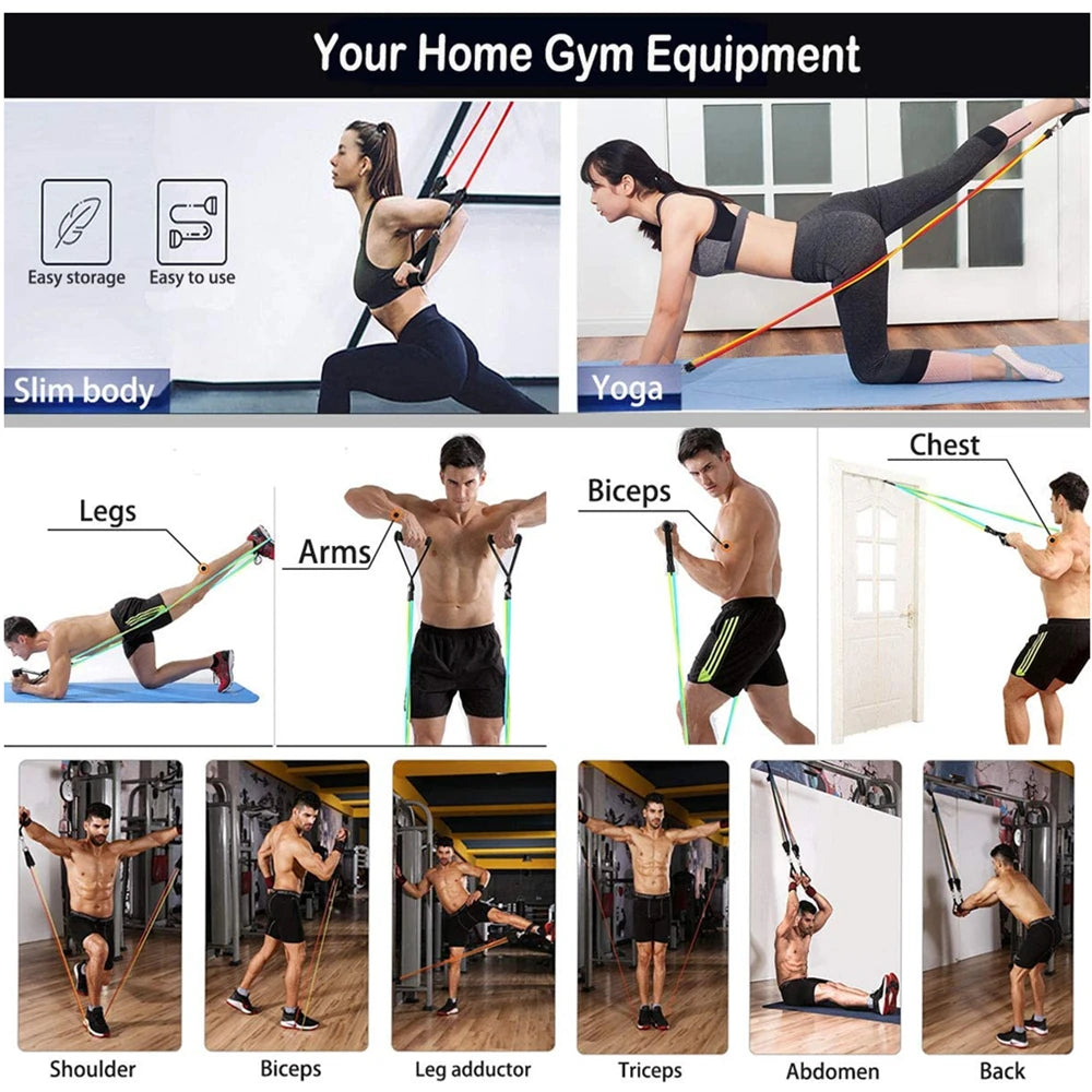 Exercises Resistance Bands Set