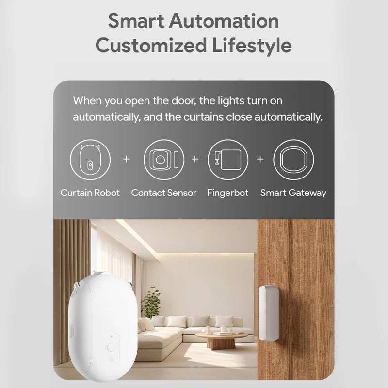 Smart Curtain Pusher Robot