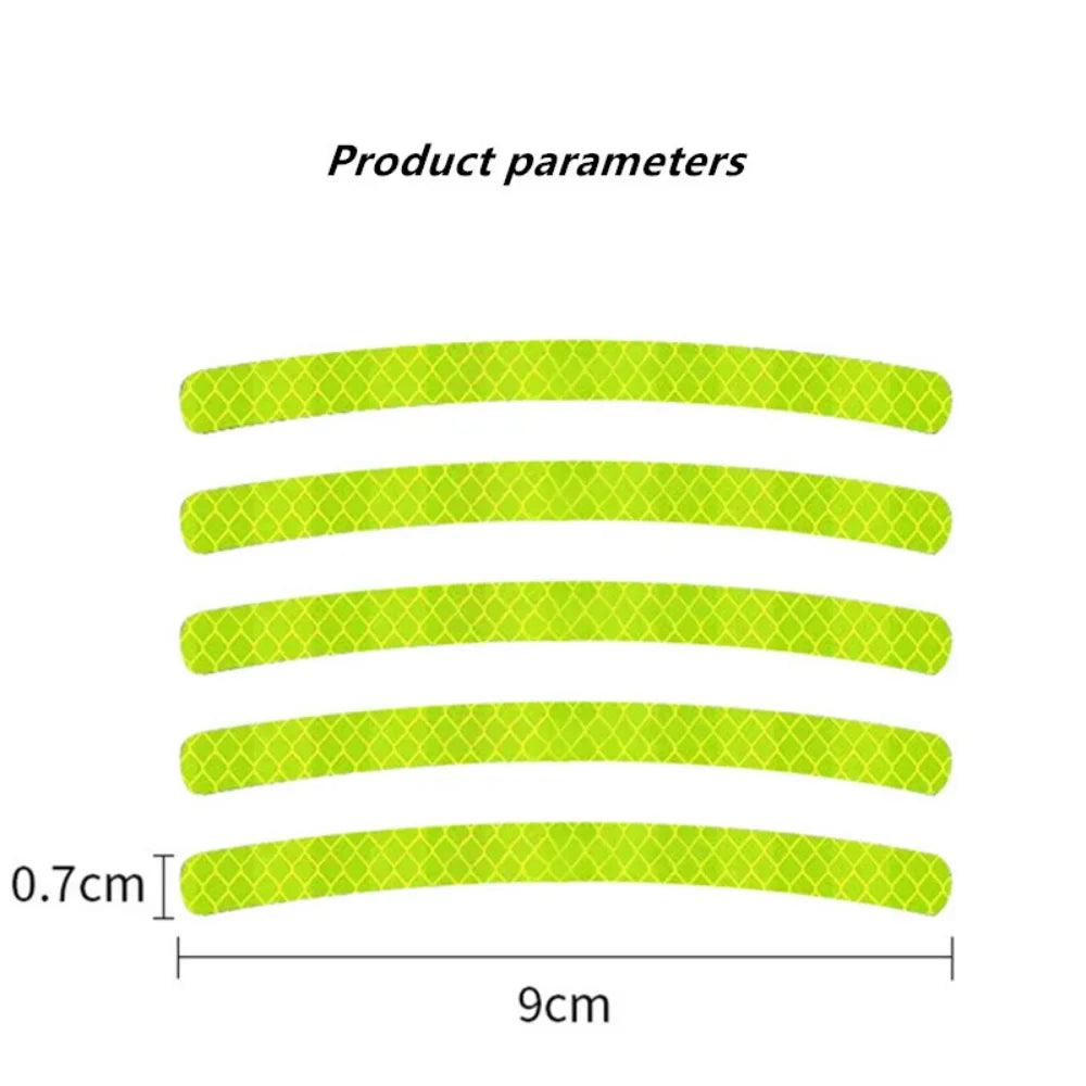 Car Wheel Hub Reflective Stripes