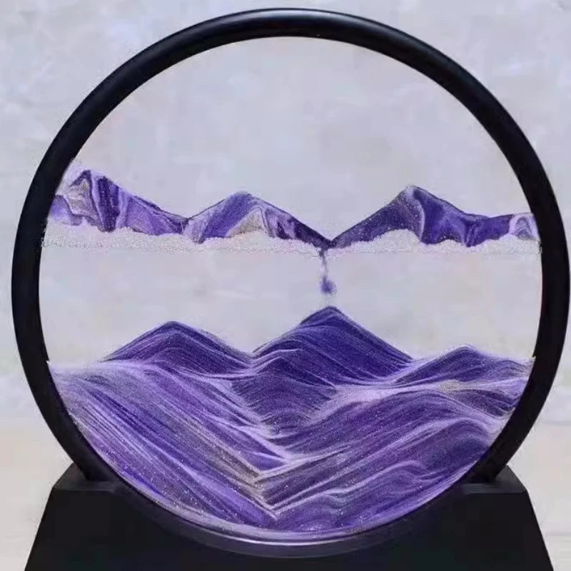 3D Hourglass  Moving Sand Art