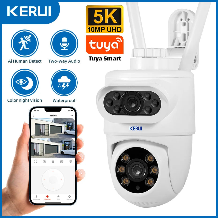 Dual Lens WiFi IP Camera