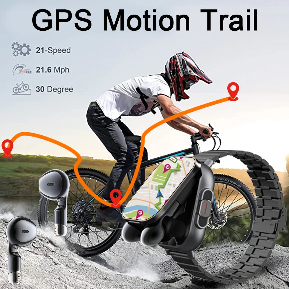 Smart Watch  With Earphone