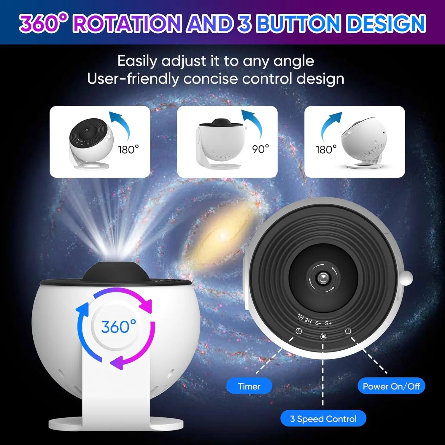 Star Projector Night Light